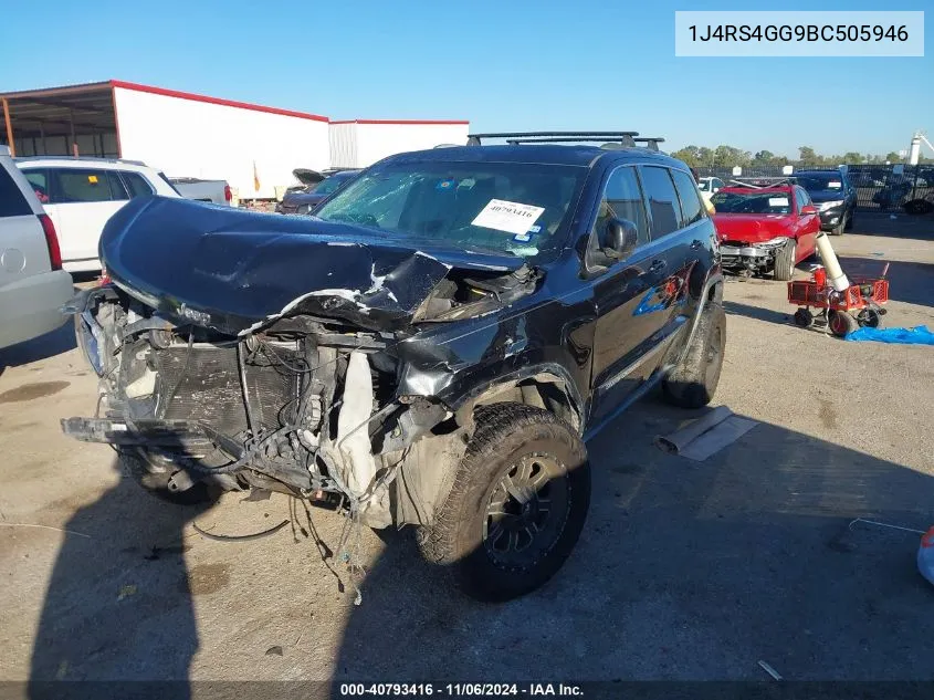 2011 Jeep Grand Cherokee Laredo VIN: 1J4RS4GG9BC505946 Lot: 40793416