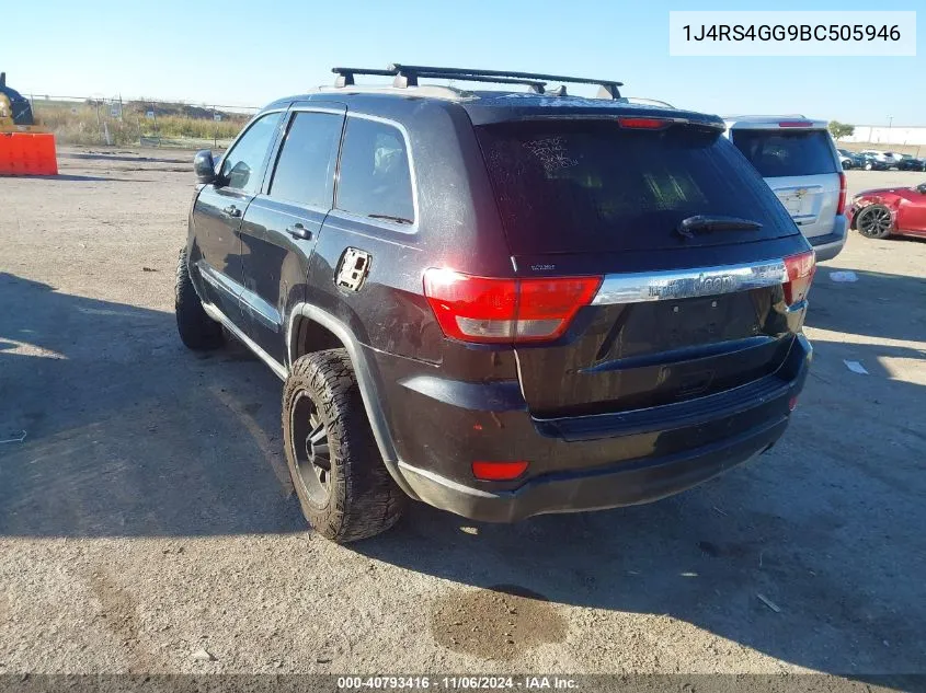 2011 Jeep Grand Cherokee Laredo VIN: 1J4RS4GG9BC505946 Lot: 40793416