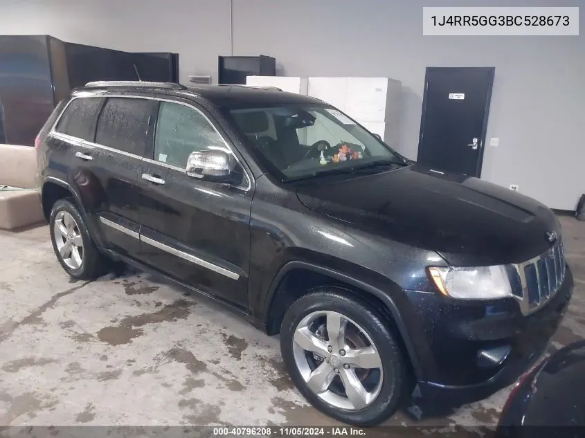 2011 Jeep Grand Cherokee Limited VIN: 1J4RR5GG3BC528673 Lot: 40796208