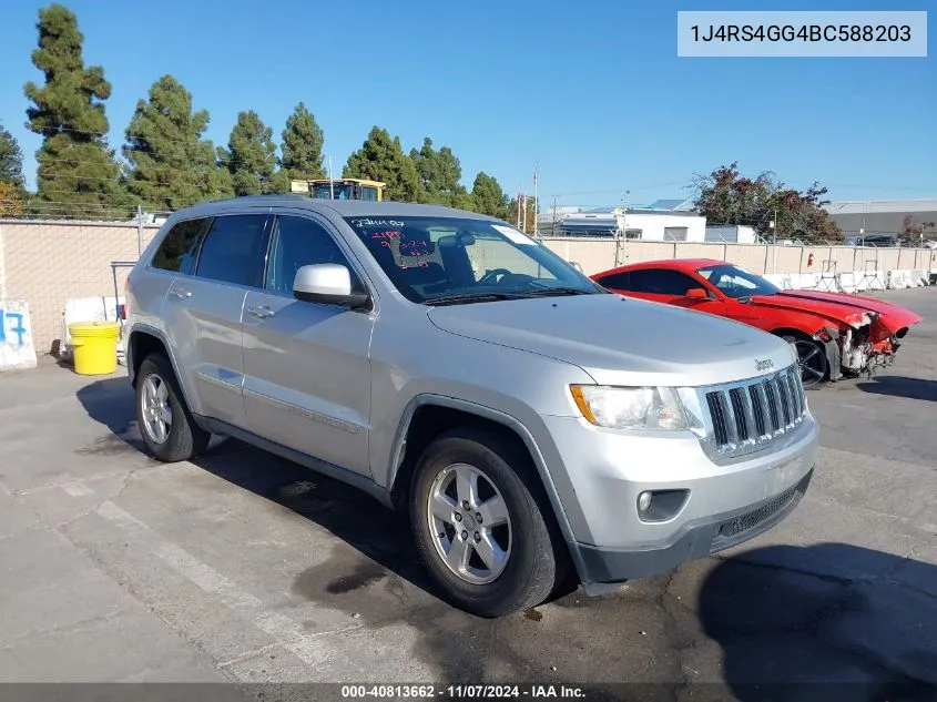 1J4RS4GG4BC588203 2011 Jeep Grand Cherokee Laredo