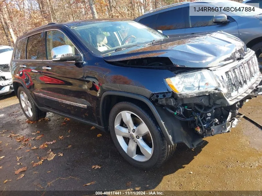 2011 Jeep Grand Cherokee Overland VIN: 1J4RR6GT4BC647884 Lot: 40817441