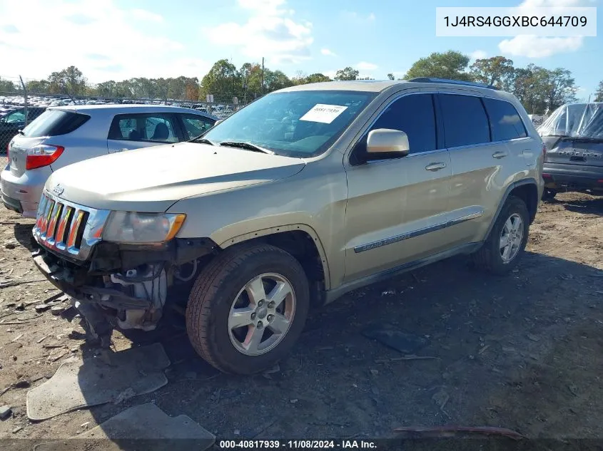 2011 Jeep Grand Cherokee Laredo VIN: 1J4RS4GGXBC644709 Lot: 40817939