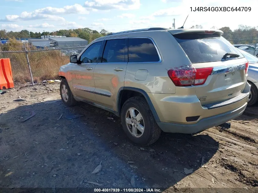 2011 Jeep Grand Cherokee Laredo VIN: 1J4RS4GGXBC644709 Lot: 40817939