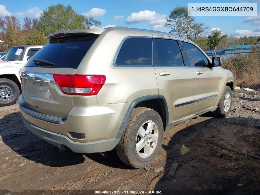 2011 Jeep Grand Cherokee Laredo VIN: 1J4RS4GGXBC644709 Lot: 40817939