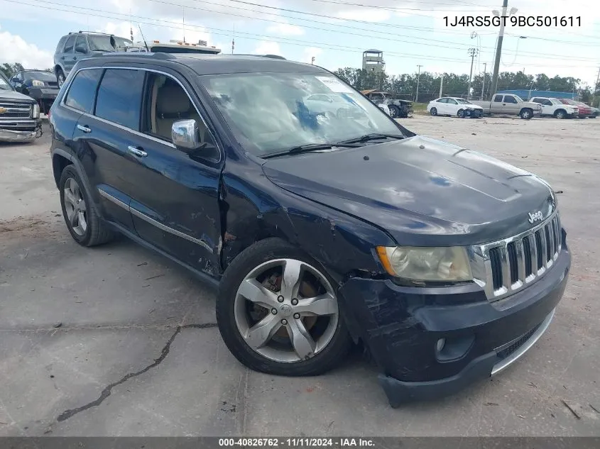 2011 Jeep Grand Cherokee Limited VIN: 1J4RS5GT9BC501611 Lot: 40826762