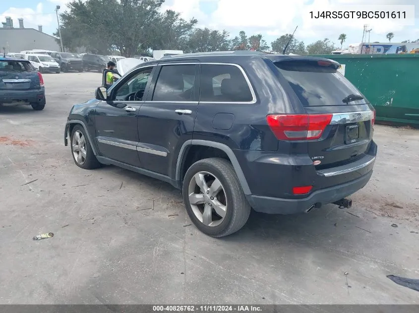 2011 Jeep Grand Cherokee Limited VIN: 1J4RS5GT9BC501611 Lot: 40826762