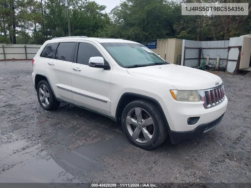 2011 Jeep Grand Cherokee Limited VIN: 1J4RS5GT9BC554356 Lot: 40828299