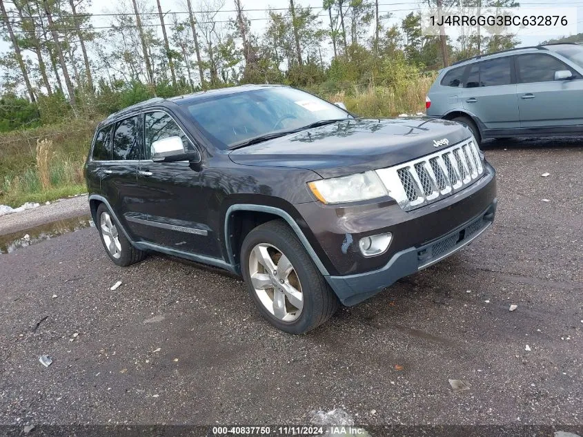 2011 Jeep Grand Cherokee Overland VIN: 1J4RR6GG3BC632876 Lot: 40837750