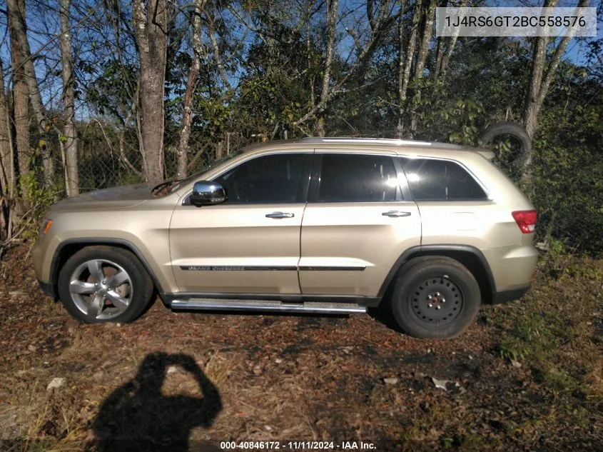 2011 Jeep Grand Cherokee Overland VIN: 1J4RS6GT2BC558576 Lot: 40846172