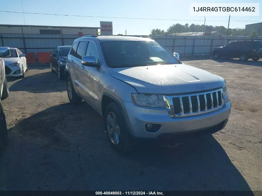 2011 Jeep Grand Cherokee Laredo VIN: 1J4RR4GTGBC614462 Lot: 40849003