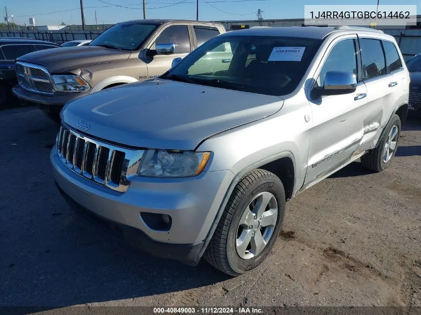 2011 Jeep Grand Cherokee Laredo VIN: 1J4RR4GTGBC614462 Lot: 40849003