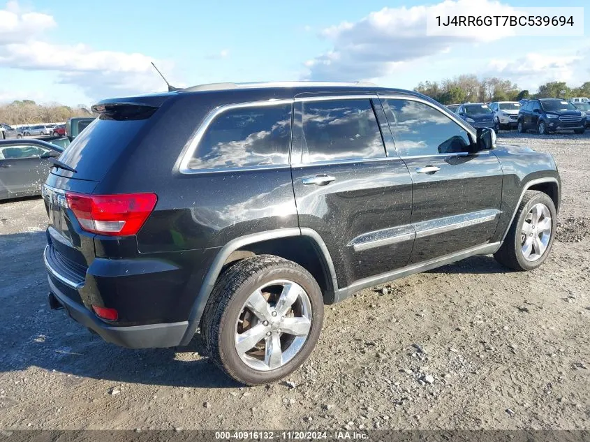 1J4RR6GT7BC539694 2011 Jeep Grand Cherokee Overland