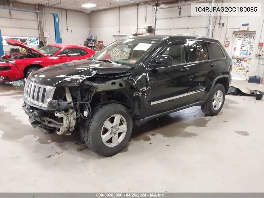 2012 Jeep Grand Cherokee Laredo VIN: 1C4RJFAG2CC180085 Lot: 39283056