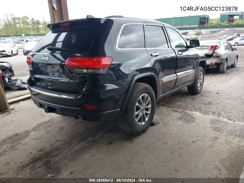 1C4RJFAG5CC123878 2012 Jeep Grand Cherokee Laredo