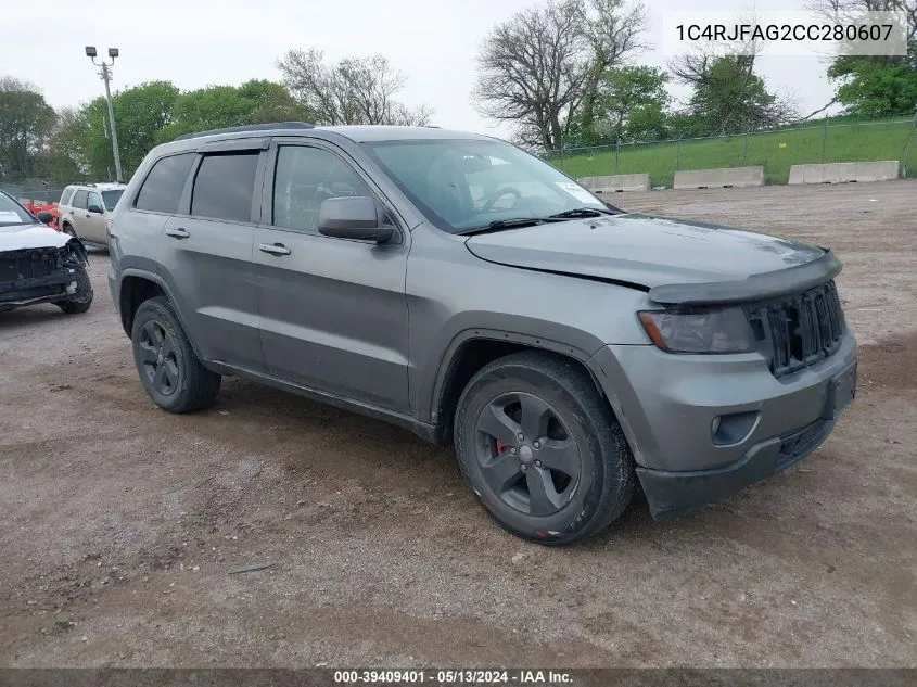 1C4RJFAG2CC280607 2012 Jeep Grand Cherokee Laredo