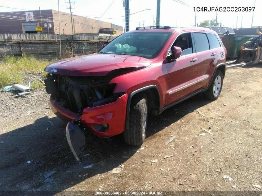 2012 Jeep Grand Cherokee Laredo VIN: 1C4RJFAG2CC253097 Lot: 39538402