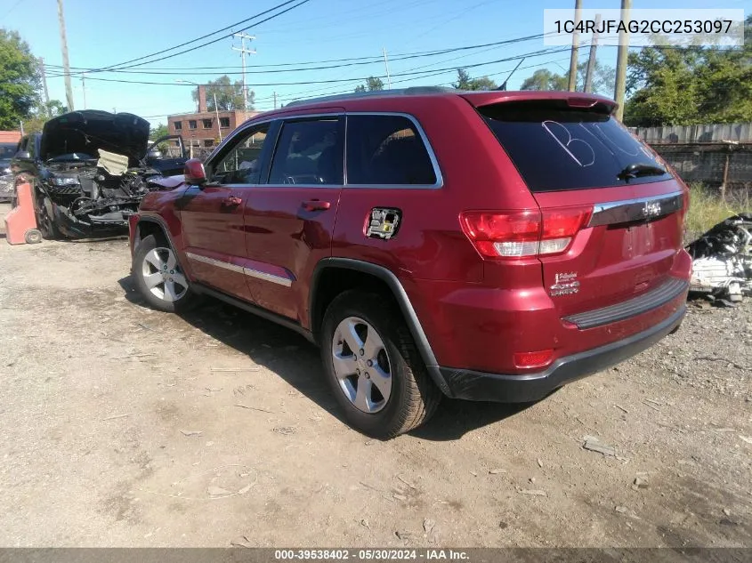 2012 Jeep Grand Cherokee Laredo VIN: 1C4RJFAG2CC253097 Lot: 39538402