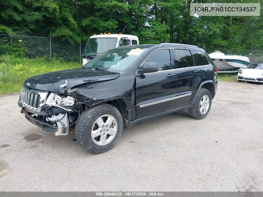 2012 Jeep Grand Cherokee Laredo VIN: 1C4RJFAG1CC134537 Lot: 39648332