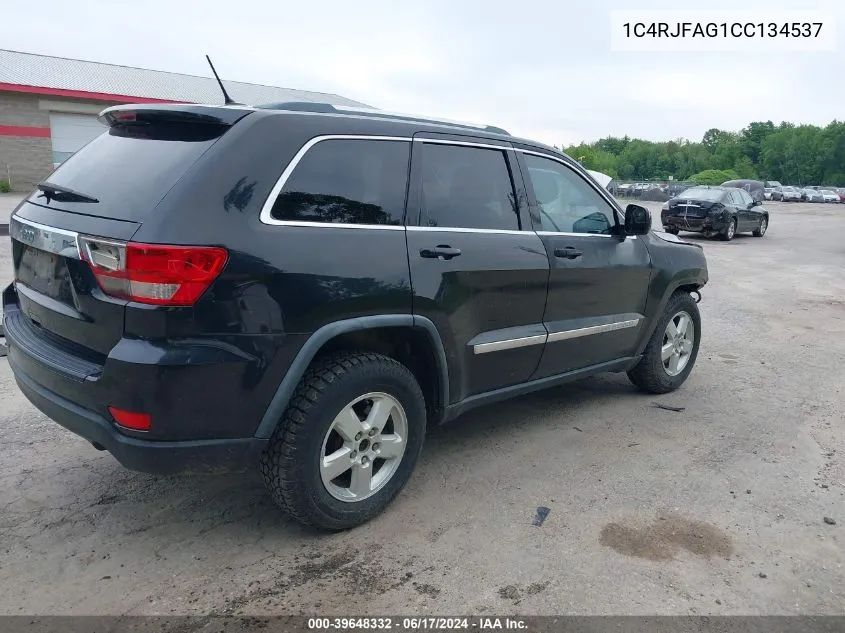 1C4RJFAG1CC134537 2012 Jeep Grand Cherokee Laredo