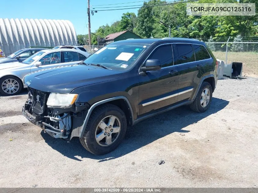 2012 Jeep Grand Cherokee Laredo VIN: 1C4RJFAG9CC125116 Lot: 39742509