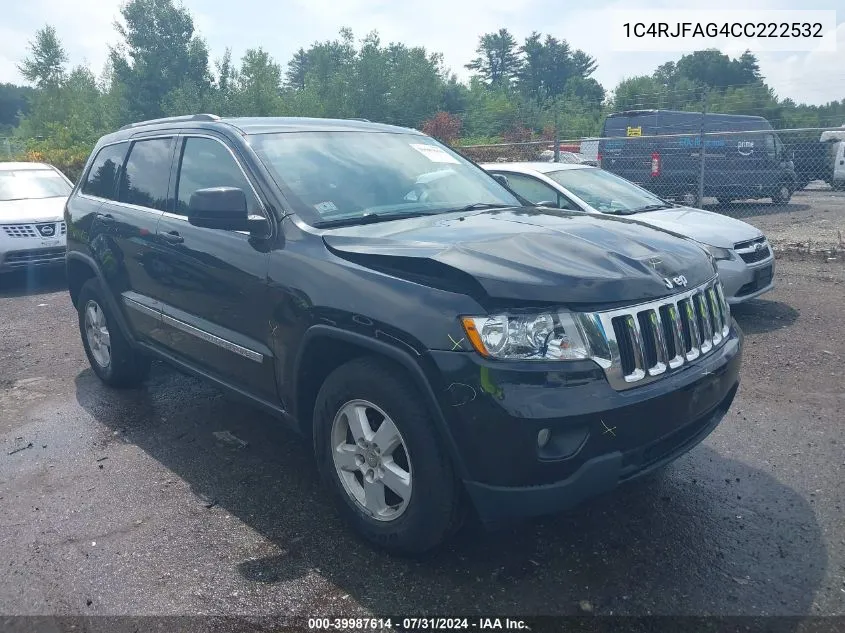 1C4RJFAG4CC222532 2012 Jeep Grand Cherokee Laredo