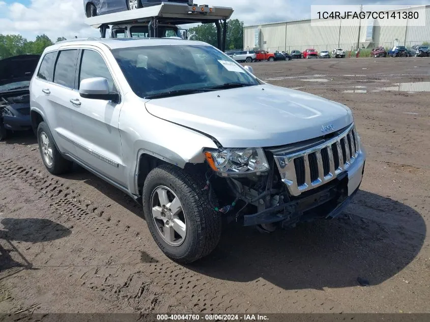 1C4RJFAG7CC141380 2012 Jeep Grand Cherokee Laredo