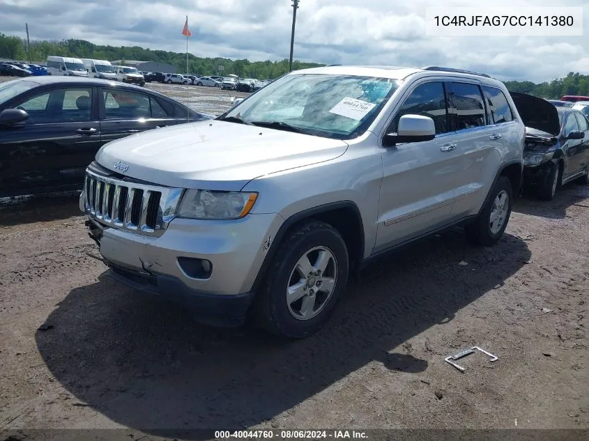 1C4RJFAG7CC141380 2012 Jeep Grand Cherokee Laredo