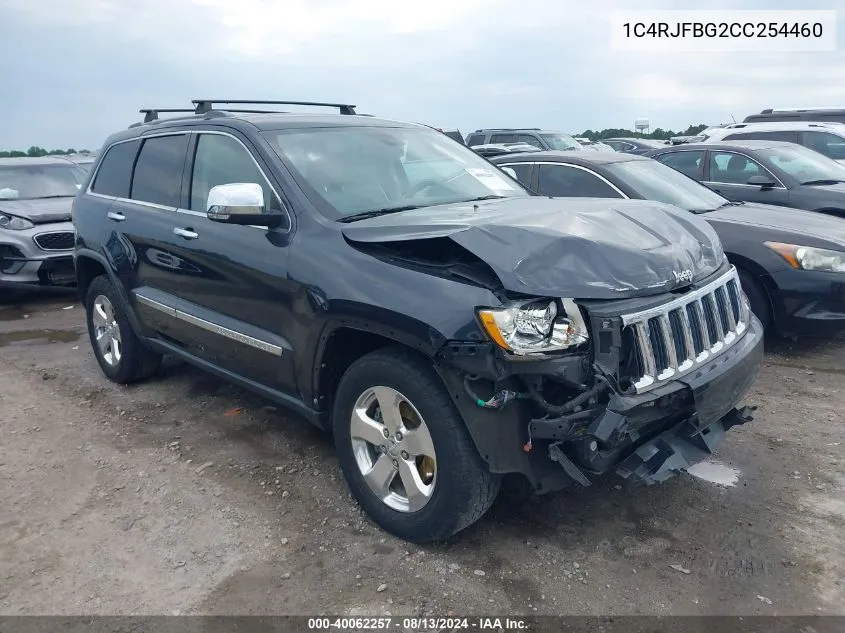 1C4RJFBG2CC254460 2012 Jeep Grand Cherokee Limited