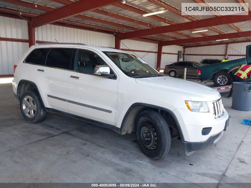 2012 Jeep Grand Cherokee Limited VIN: 1C4RJFBG5CC332116 Lot: 40083695