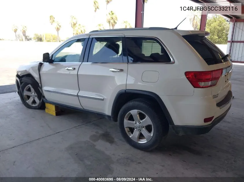 1C4RJFBG5CC332116 2012 Jeep Grand Cherokee Limited