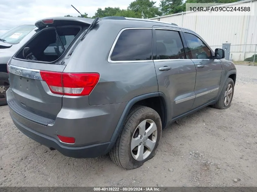 1C4RJFAG9CC244588 2012 Jeep Grand Cherokee Laredo