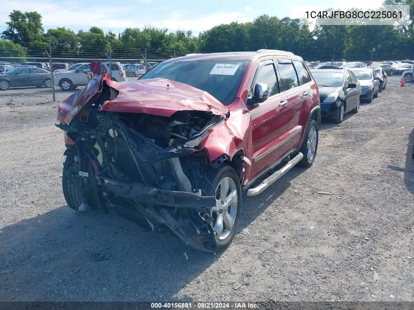 2012 Jeep Grand Cherokee Limited VIN: 1C4RJFBG8CC225061 Lot: 40156881