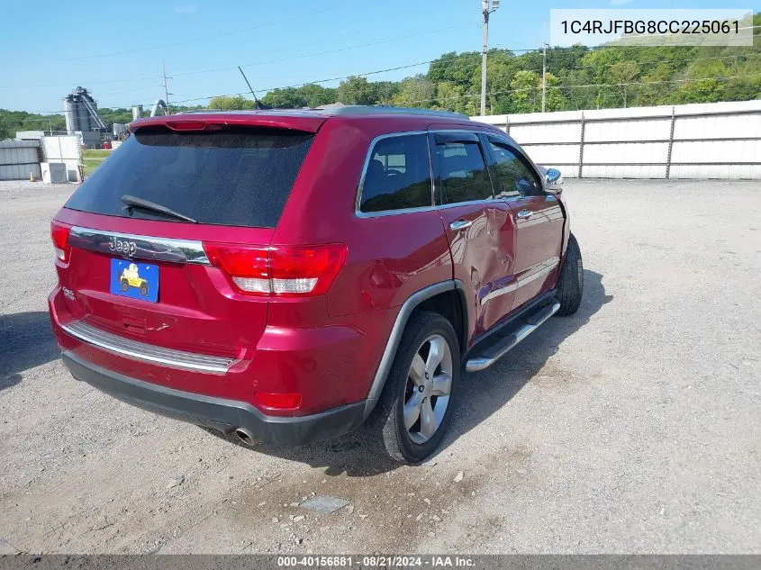 1C4RJFBG8CC225061 2012 Jeep Grand Cherokee Limited