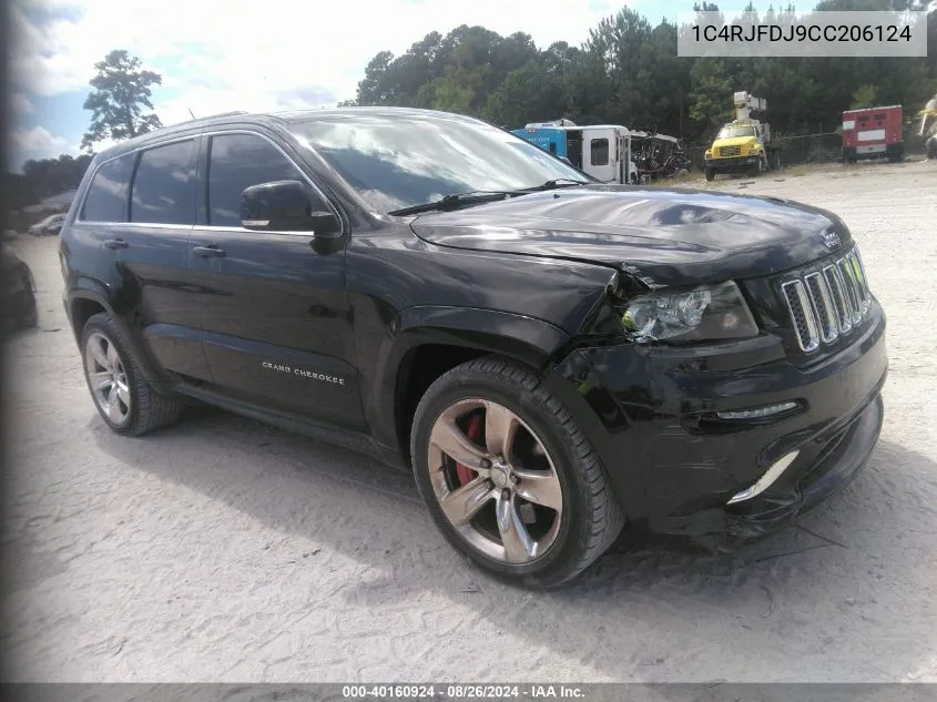 2012 Jeep Grand Cherokee Srt8 VIN: 1C4RJFDJ9CC206124 Lot: 40160924