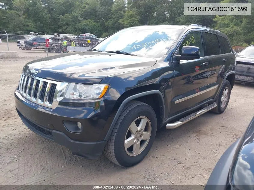 1C4RJFAG8CC161699 2012 Jeep Grand Cherokee Laredo