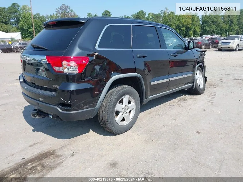 2012 Jeep Grand Cherokee Laredo VIN: 1C4RJFAG1CC166811 Lot: 40219376