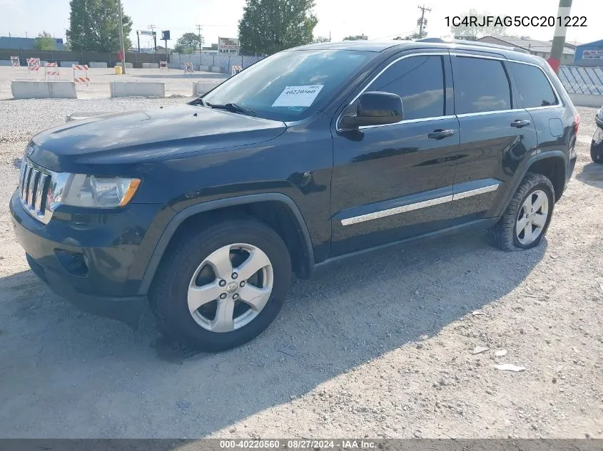 1C4RJFAG5CC201222 2012 Jeep Grand Cherokee Laredo