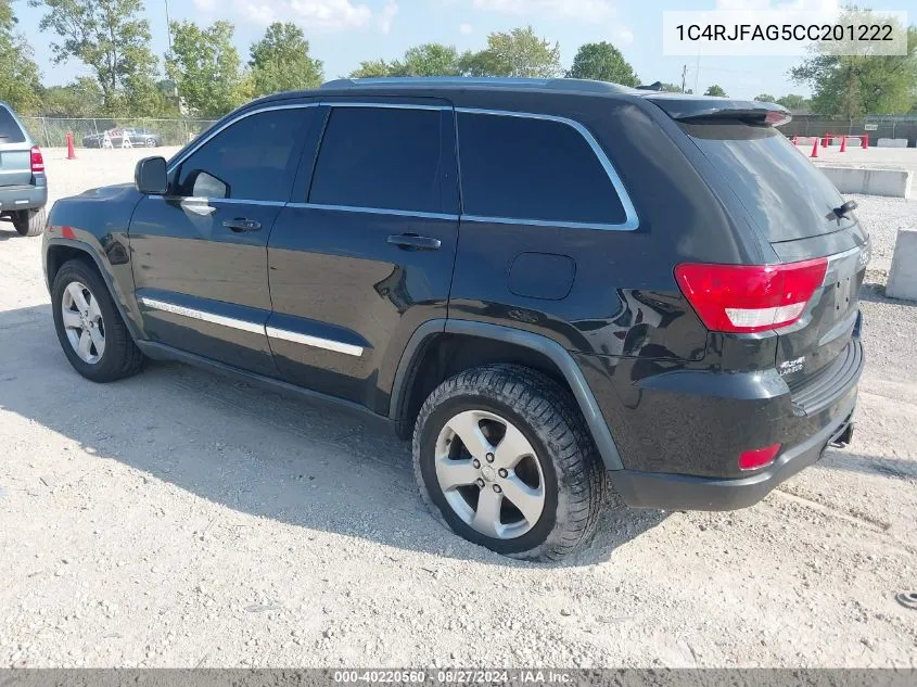 1C4RJFAG5CC201222 2012 Jeep Grand Cherokee Laredo