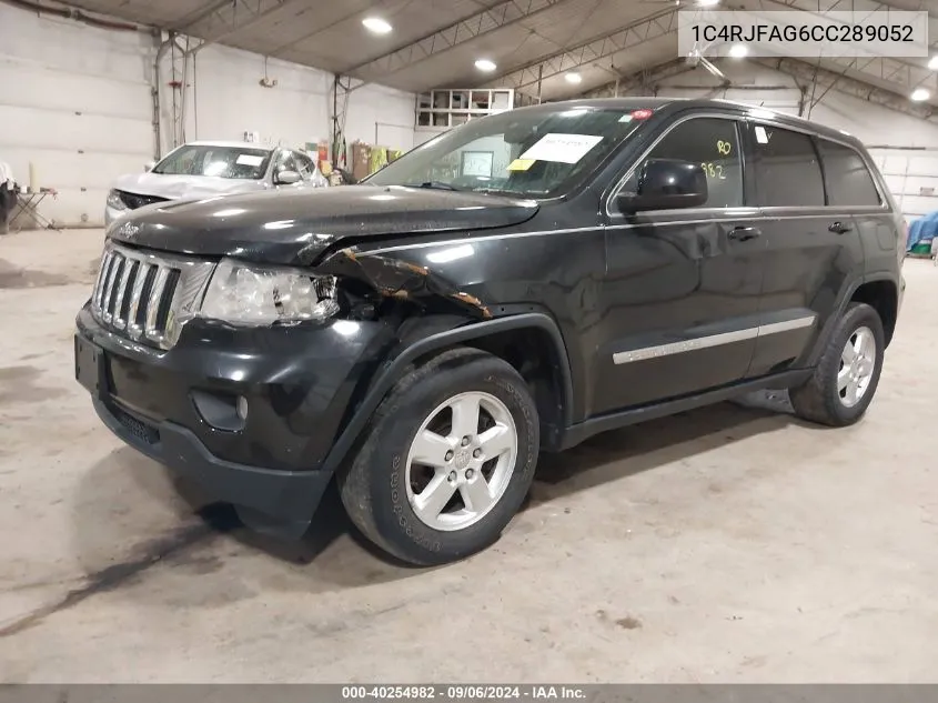 2012 Jeep Grand Cherokee Laredo VIN: 1C4RJFAG6CC289052 Lot: 40254982