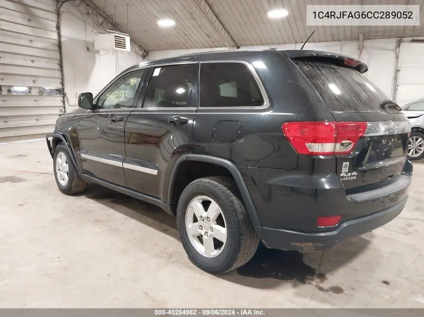 2012 Jeep Grand Cherokee Laredo VIN: 1C4RJFAG6CC289052 Lot: 40254982