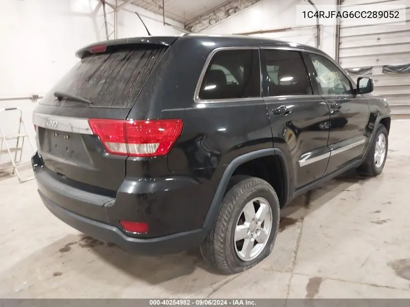 2012 Jeep Grand Cherokee Laredo VIN: 1C4RJFAG6CC289052 Lot: 40254982