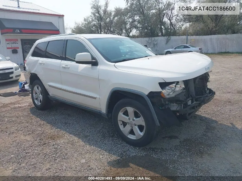 1C4RJFAT4CC186600 2012 Jeep Grand Cherokee Laredo