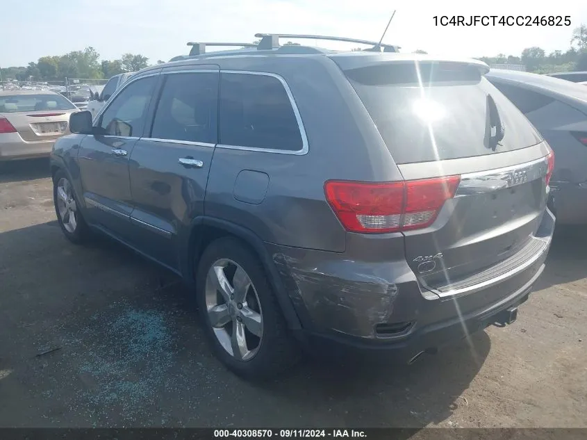 1C4RJFCT4CC246825 2012 Jeep Grand Cherokee Overland