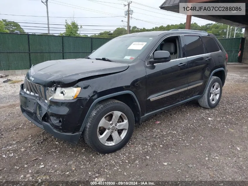 1C4RJFAG7CC288086 2012 Jeep Grand Cherokee Laredo