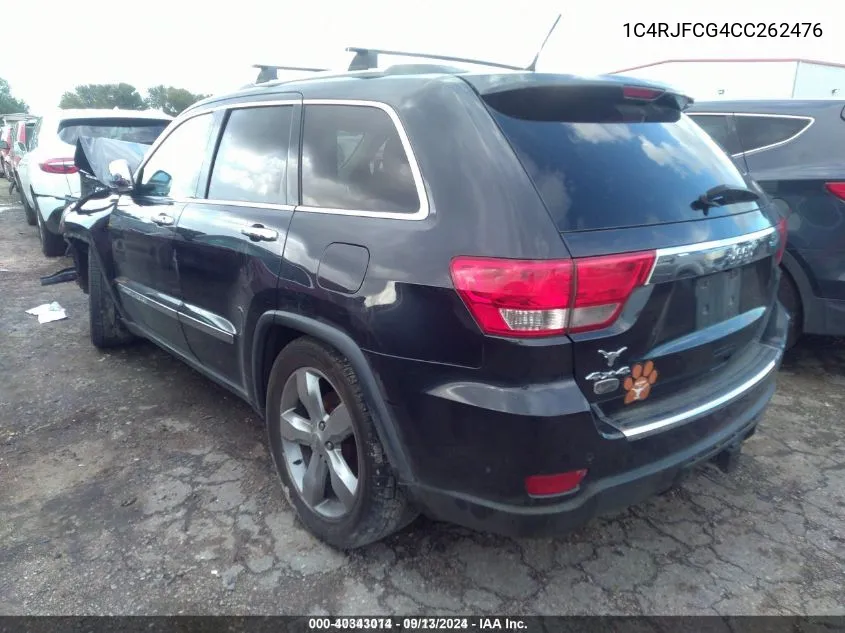 1C4RJFCG4CC262476 2012 Jeep Grand Cherokee Overland