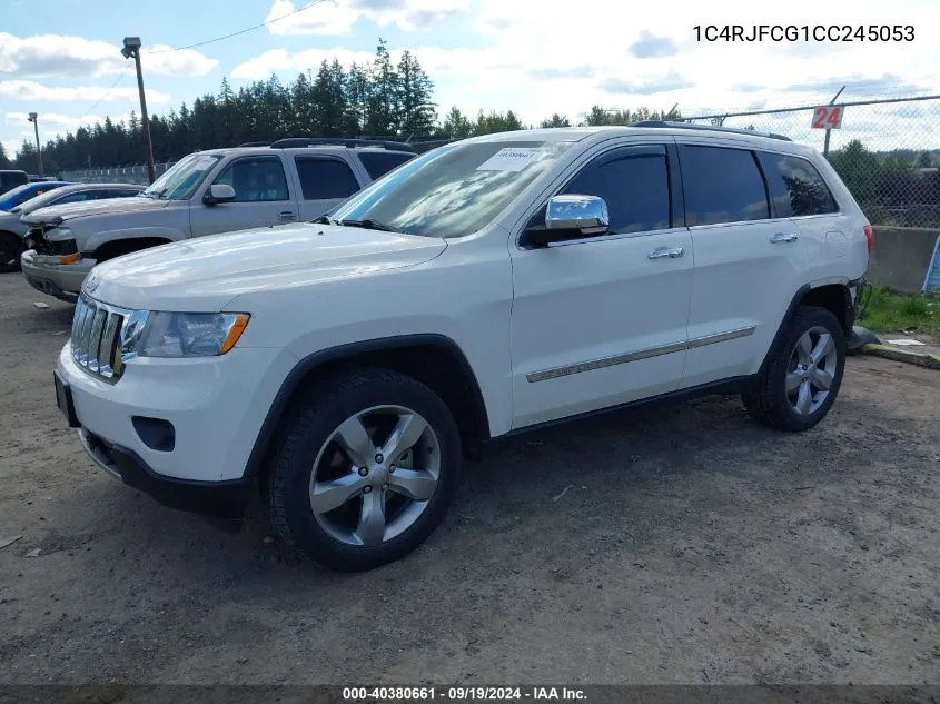 2012 Jeep Grand Cherokee Overland VIN: 1C4RJFCG1CC245053 Lot: 40380661