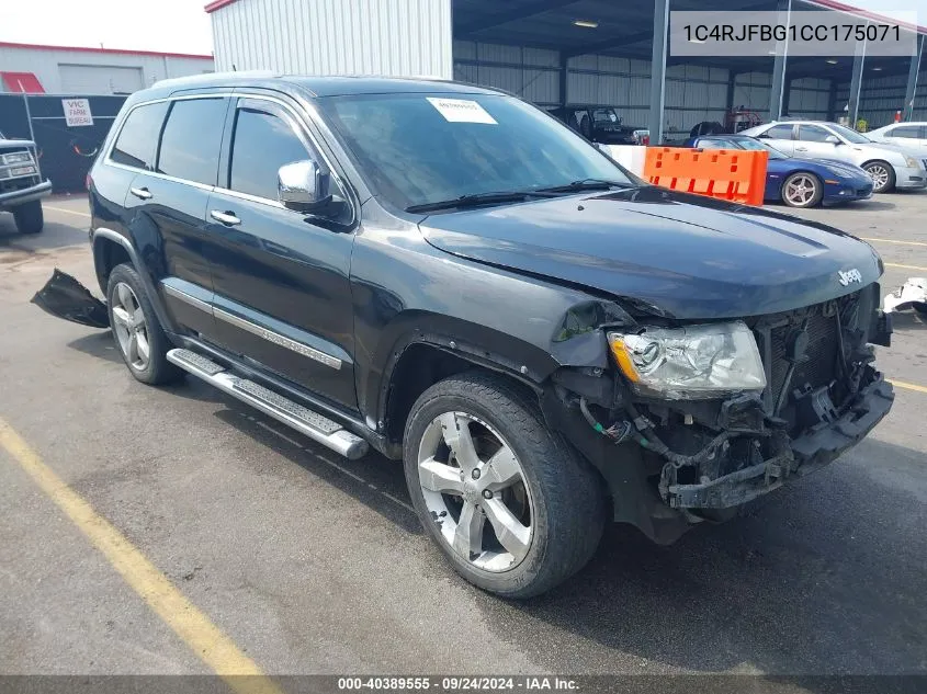 2012 Jeep Grand Cherokee Limited VIN: 1C4RJFBG1CC175071 Lot: 40389555