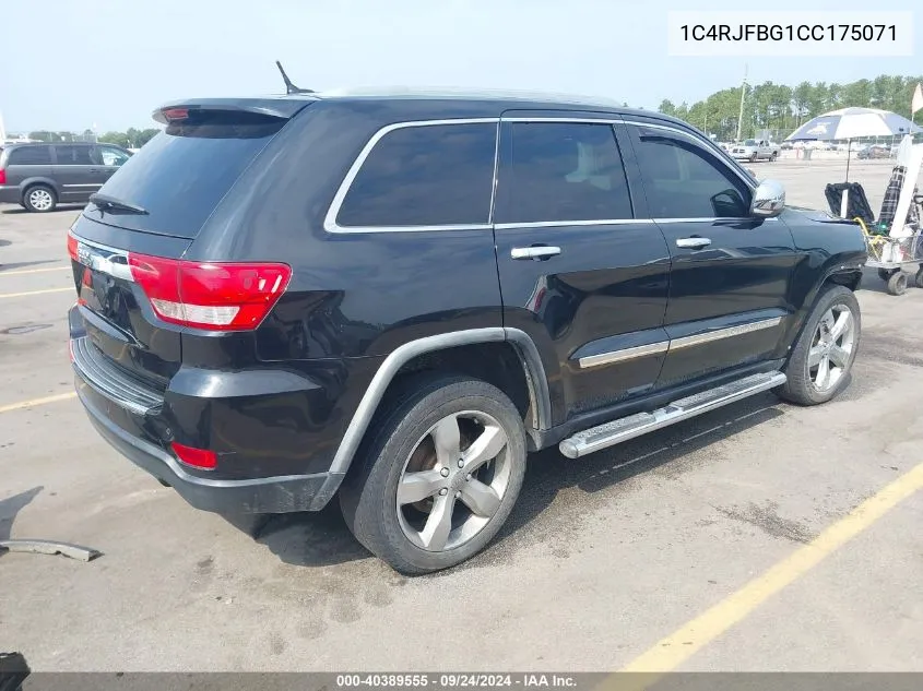 1C4RJFBG1CC175071 2012 Jeep Grand Cherokee Limited