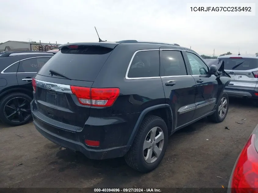 1C4RJFAG7CC255492 2012 Jeep Grand Cherokee Laredo