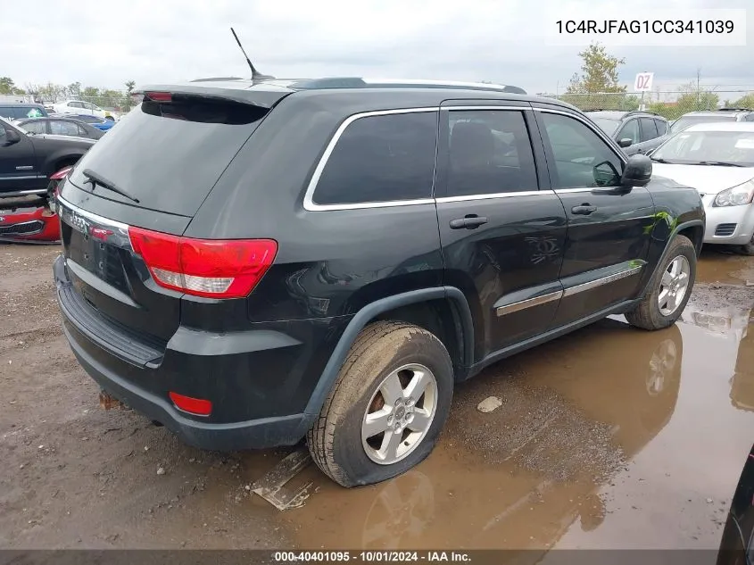 1C4RJFAG1CC341039 2012 Jeep Grand Cherokee Laredo